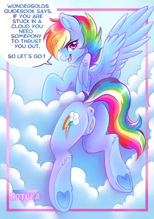 Stuck Rainbow by NoToKa_Art