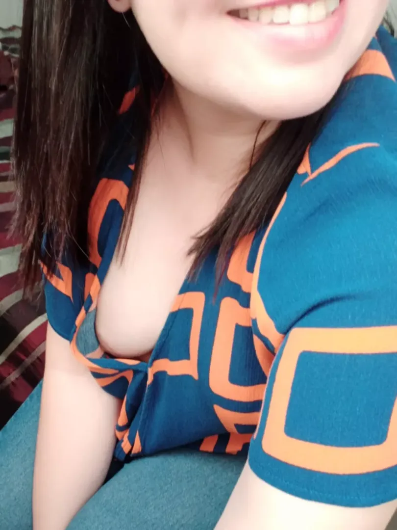 This is me, listening to you - No bra today! posted by Seductive_Samyra