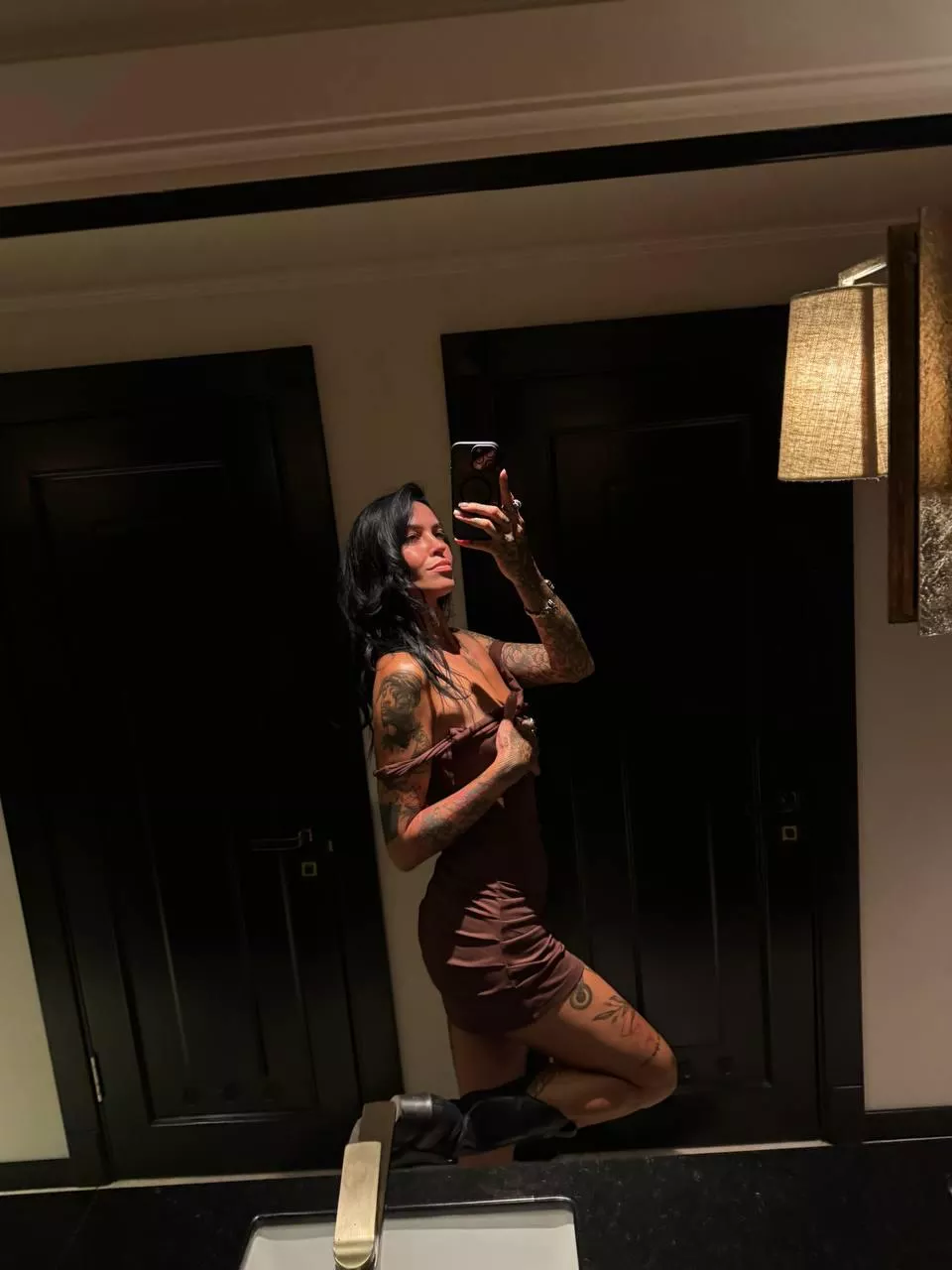 this night was just so memorable, decided to take a pic of myself in this fancy outfit  posted by helengem