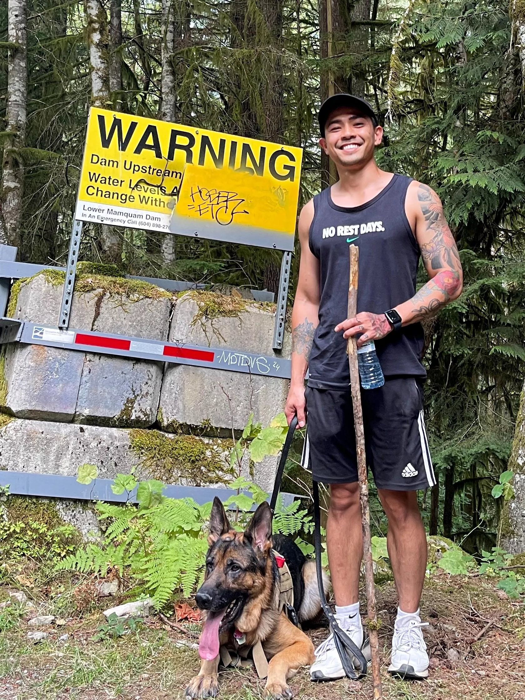 Took my doggo to hiking for the first time. posted by king_leo_ace88