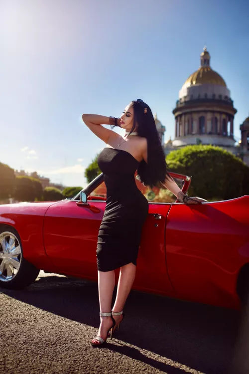 Wanna go for a ride with me in this classic convertible Mustang? (OC) by _RoseMelle