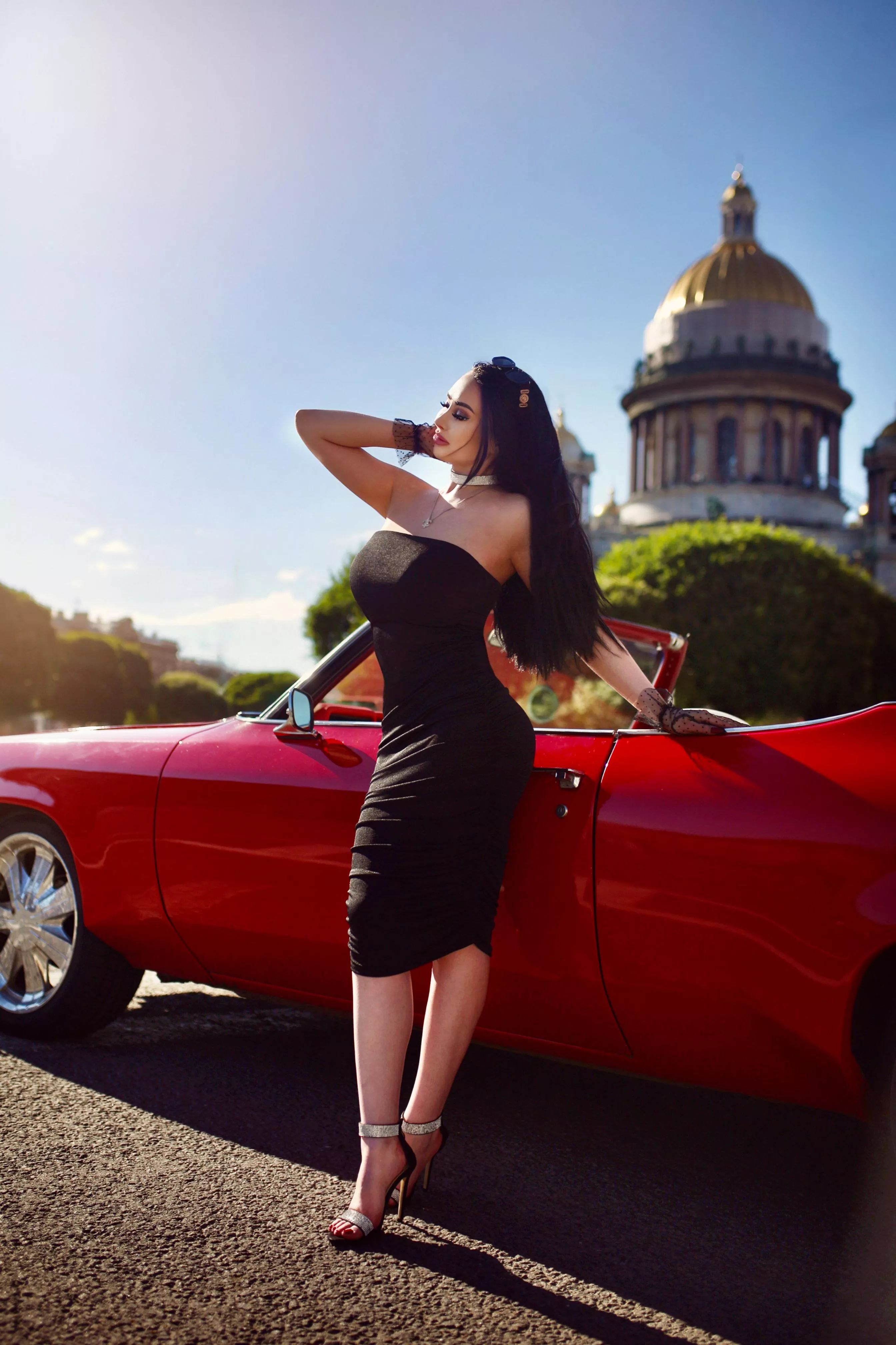Wanna go for a ride with me in this classic convertible Mustang? (OC) posted by _RoseMelle