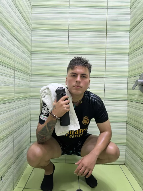 A soccer player's arms will always be sweaty  by joanmanly