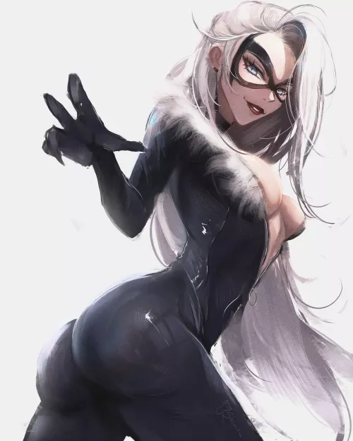 Black Cat  by CheetahSperm18
