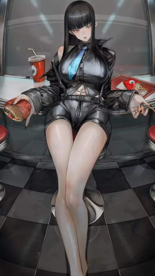 Burger & Fries [Artist's Original] by CheetahSperm18