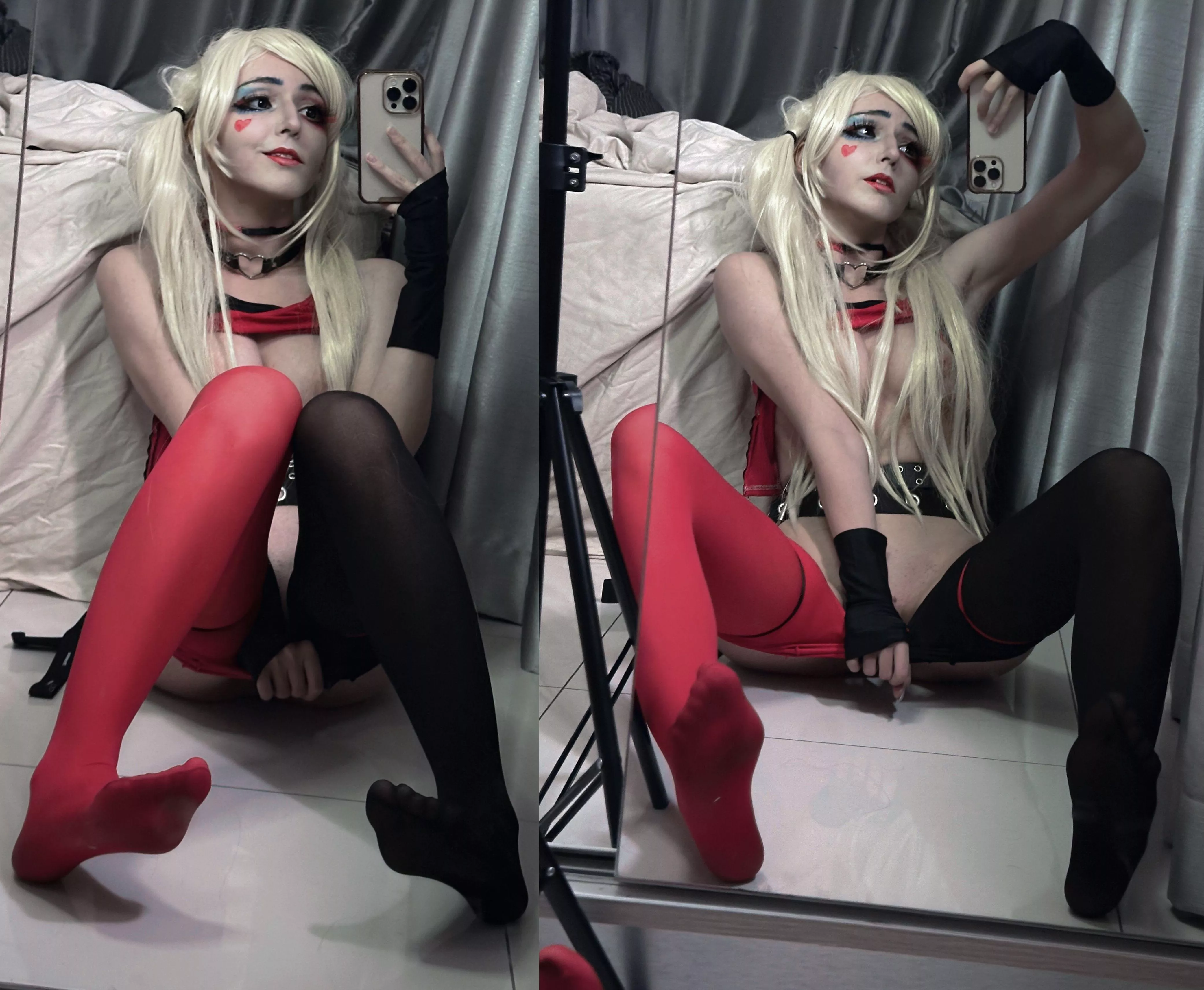 cosplay time as Harley Quinn posted by MargoKuzina