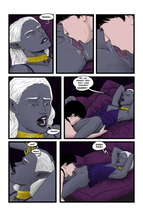 Getting more out of her slave than she bargained for by Prra1