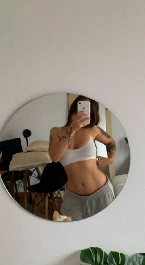 I am feeling shy today, but here is a mirror selfie💕 by BellaFits