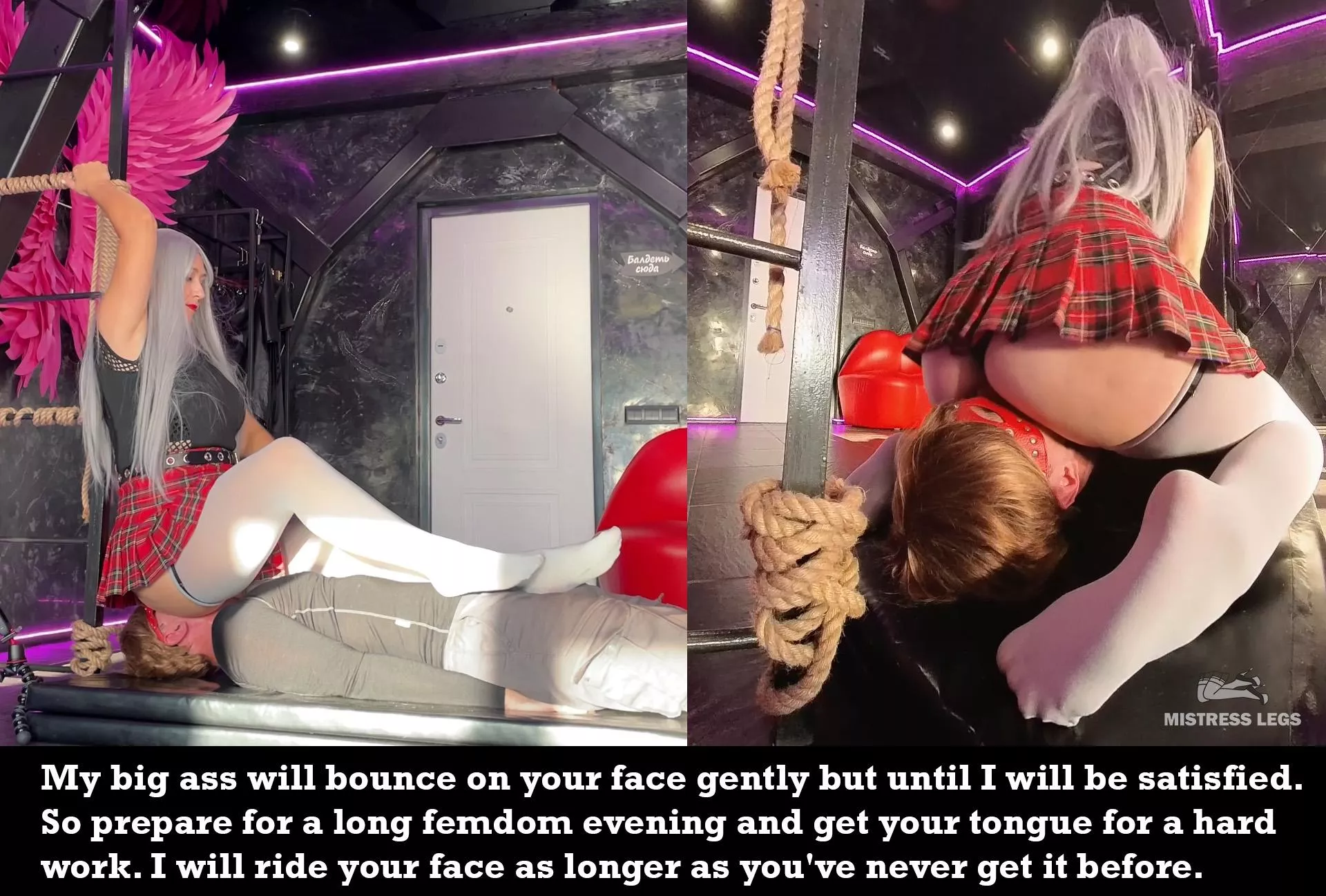 I hope your tongue is as good as you tell me about your worship skills posted by MistressLegs