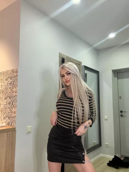 It may seem strange, but I'm comfortable wearing tight skirts by AlmightyPatty