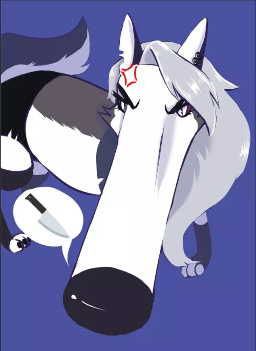 Let me bite you (art by me) by Organic_Platypus6462