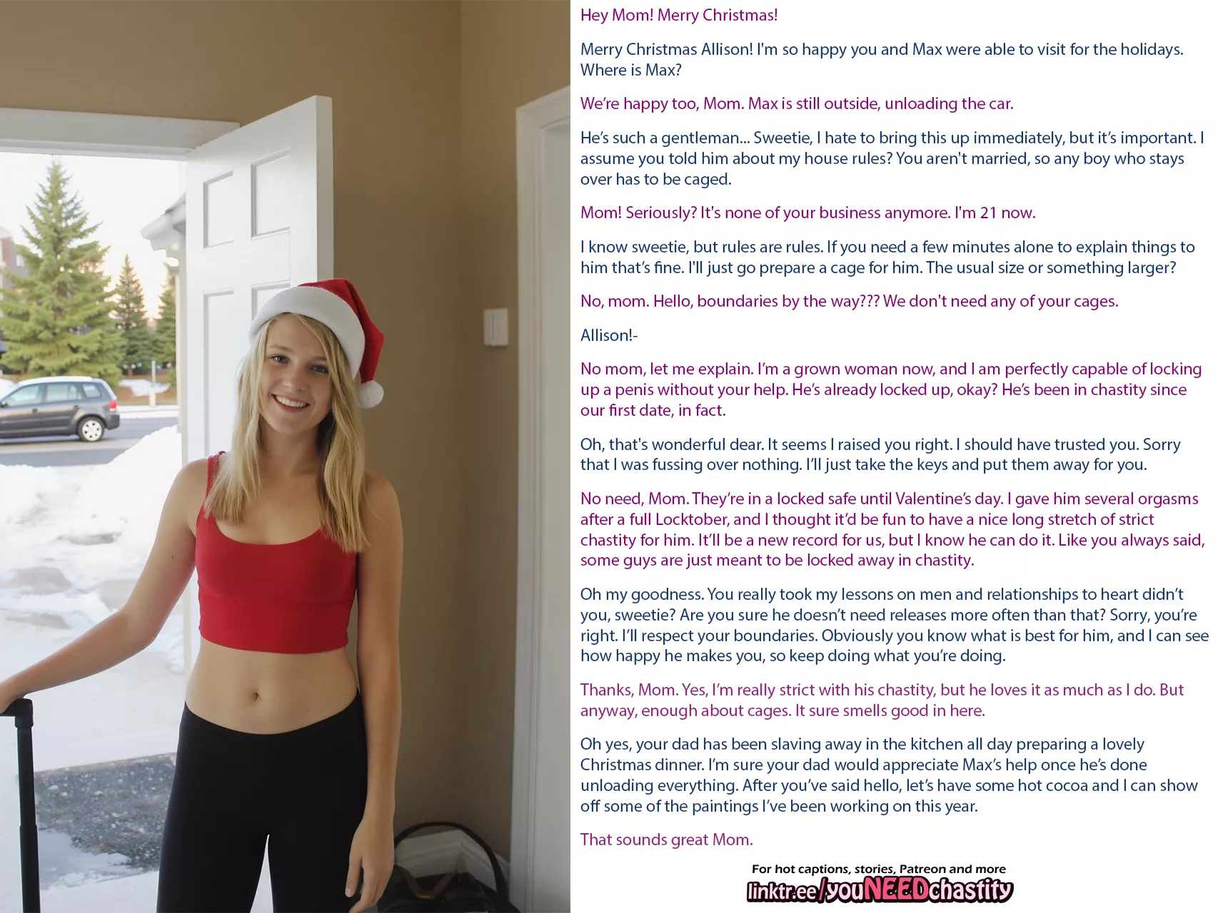 Like mother like daughter posted by chastity_throwaway1