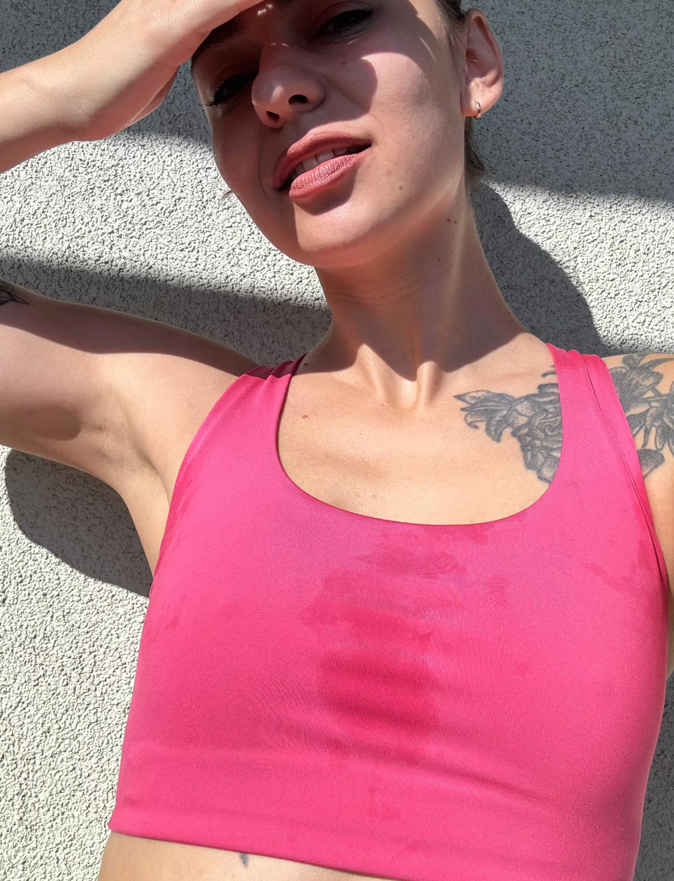 Love to wear a crop top with no bra posted by LittleLovvee