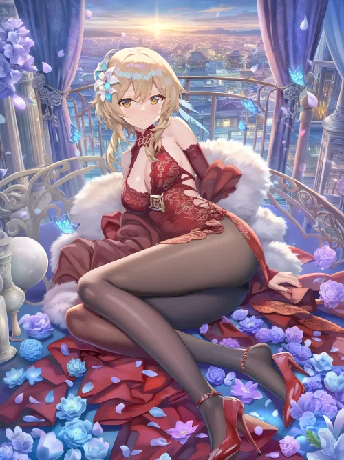 Lumine [Genshin Impact] by CheetahSperm18