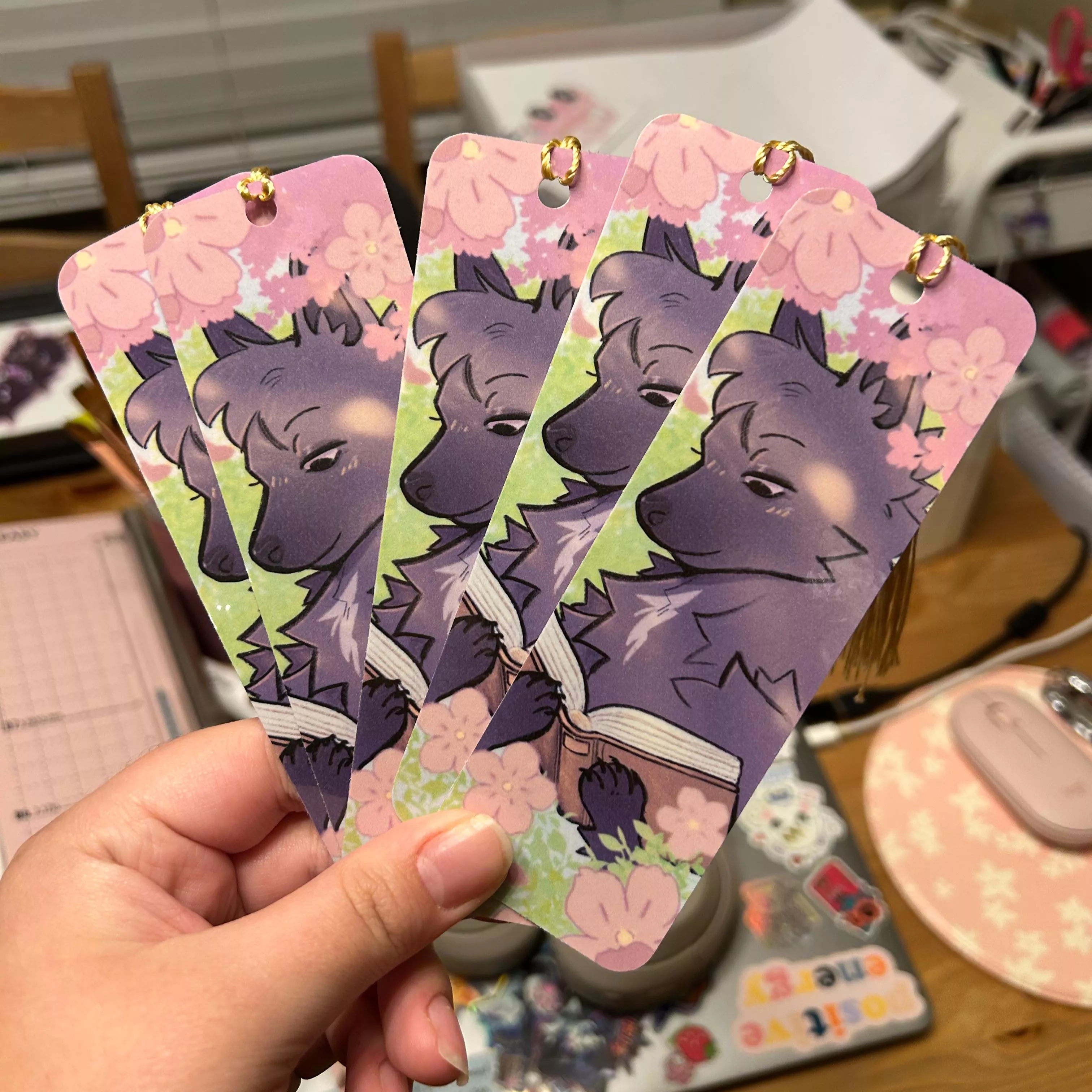 made some bookmarks!  posted by Novel_Art_6551