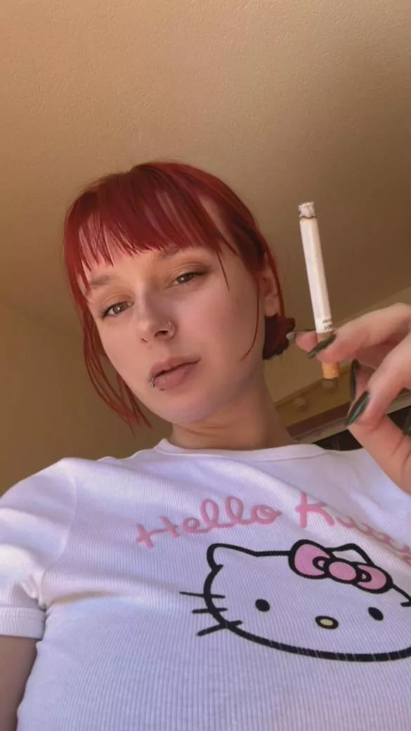 Make sure you open your mouth up wide, your tongue stuck out and eager to catch my ashes.  posted by Princess_Diss