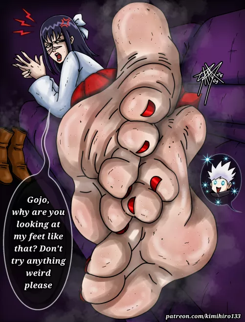 Utahime Feet [jujutsu kaisen] by (kimihiro133sm) by Excellent-Ad-6307