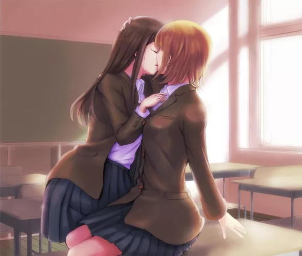 A kiss in the classroom [Original] by AnimeChan39