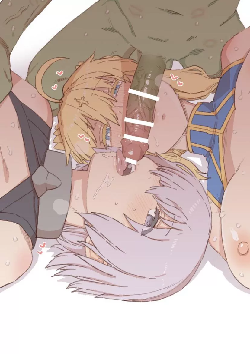 Artoria and mash’s fate after their incompetent master made them lose to goblins posted by Turbulent_Passion_12