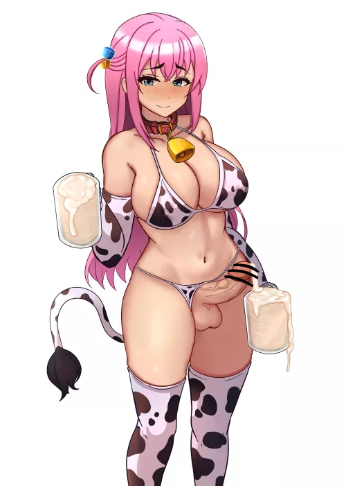 Bocchi The Cow Producing Milk (Bocchi The Rock) by Csxc