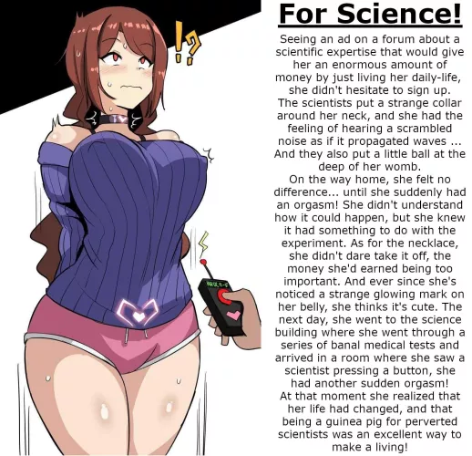 For Science! [Orgasm] [Collar] [Sci-fi] (Artist: rebake1453) by Dyulam