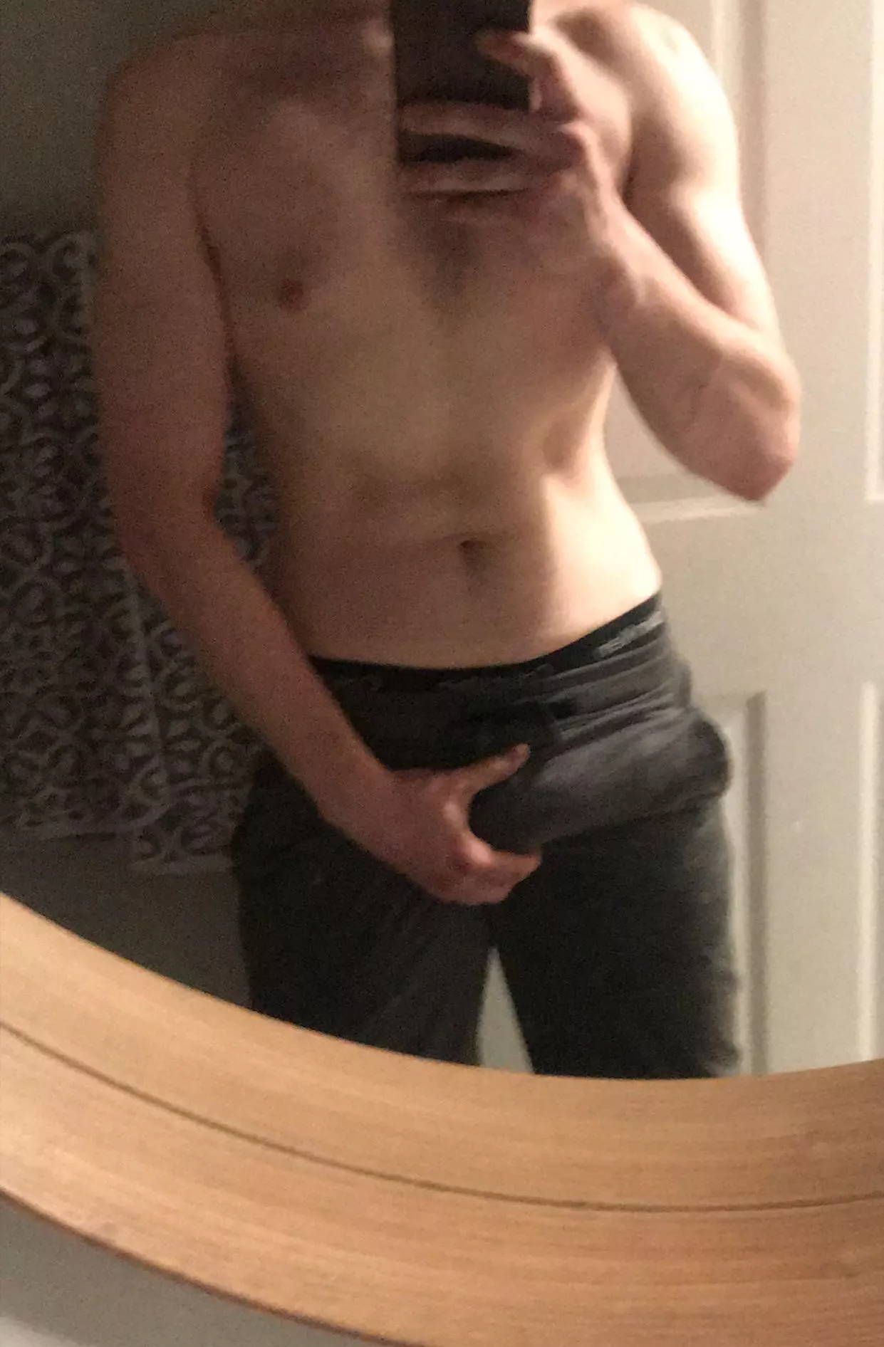 Grey sweatpants won’t hide it posted by Imaginary_Repair2676