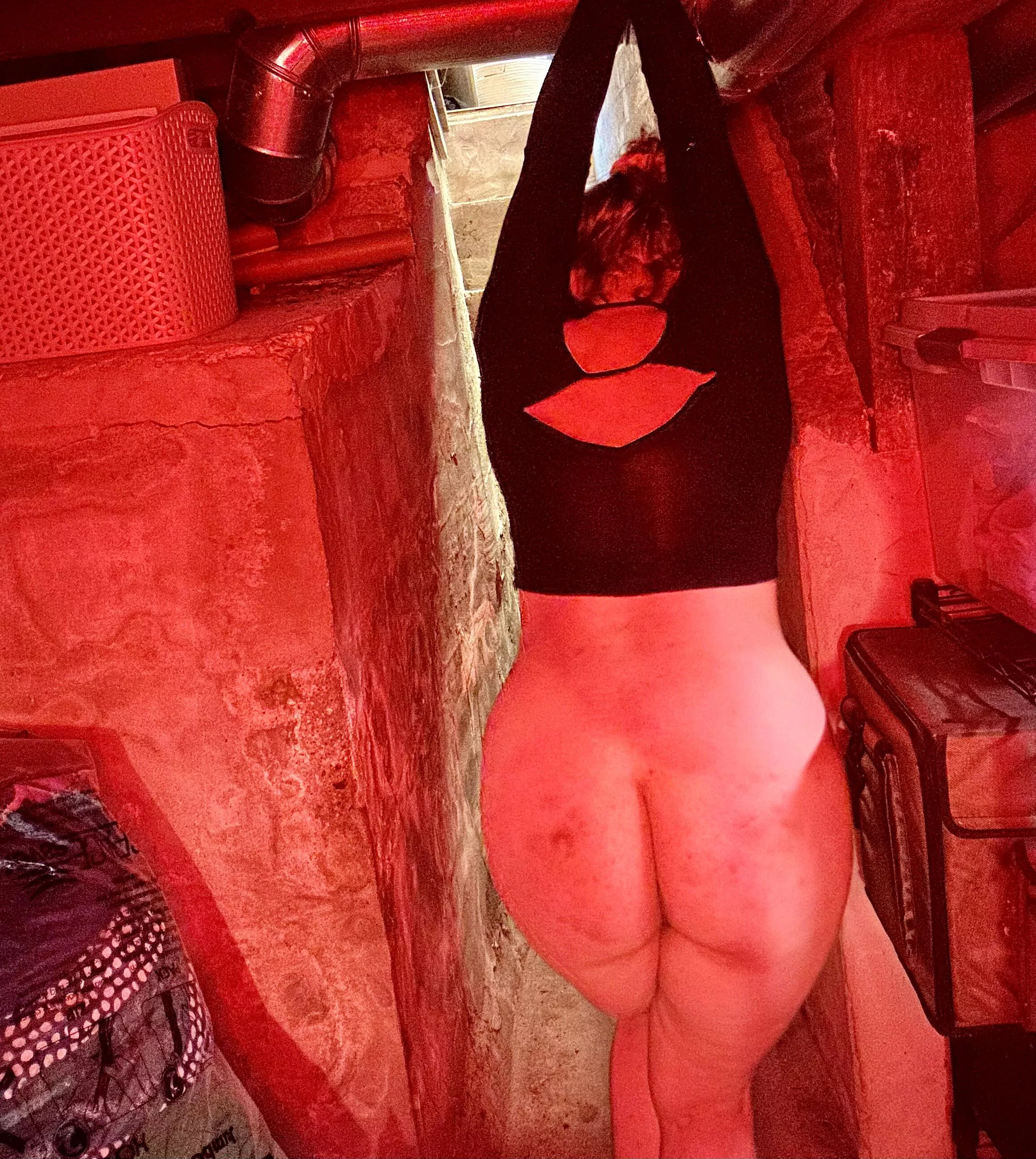 Maybe some time downstairs will adjust your attitude  posted by MrsLocked