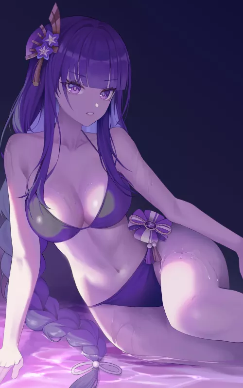 Raiden [Genshin Impact] by CheetahSperm18