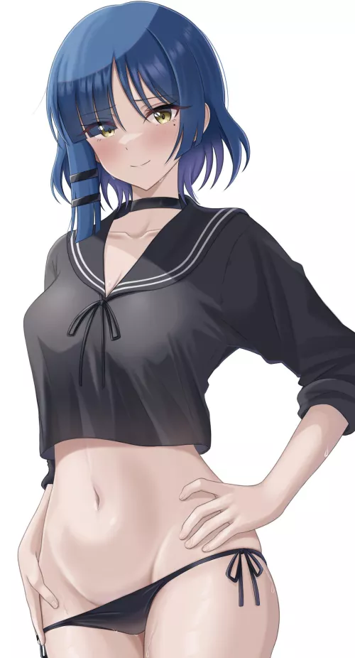 Ryo Yamada Posing In Her Sexy Swimsuit (Bocchi The Rock) by Csxc