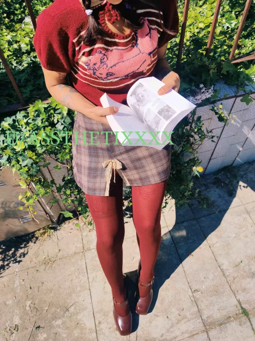 Since you loved my red tights so much 🎀 had to pull another one out by assthetixxxx