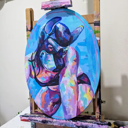 'To know her as a dog' - Gouache - by me by ham-sandwitch47