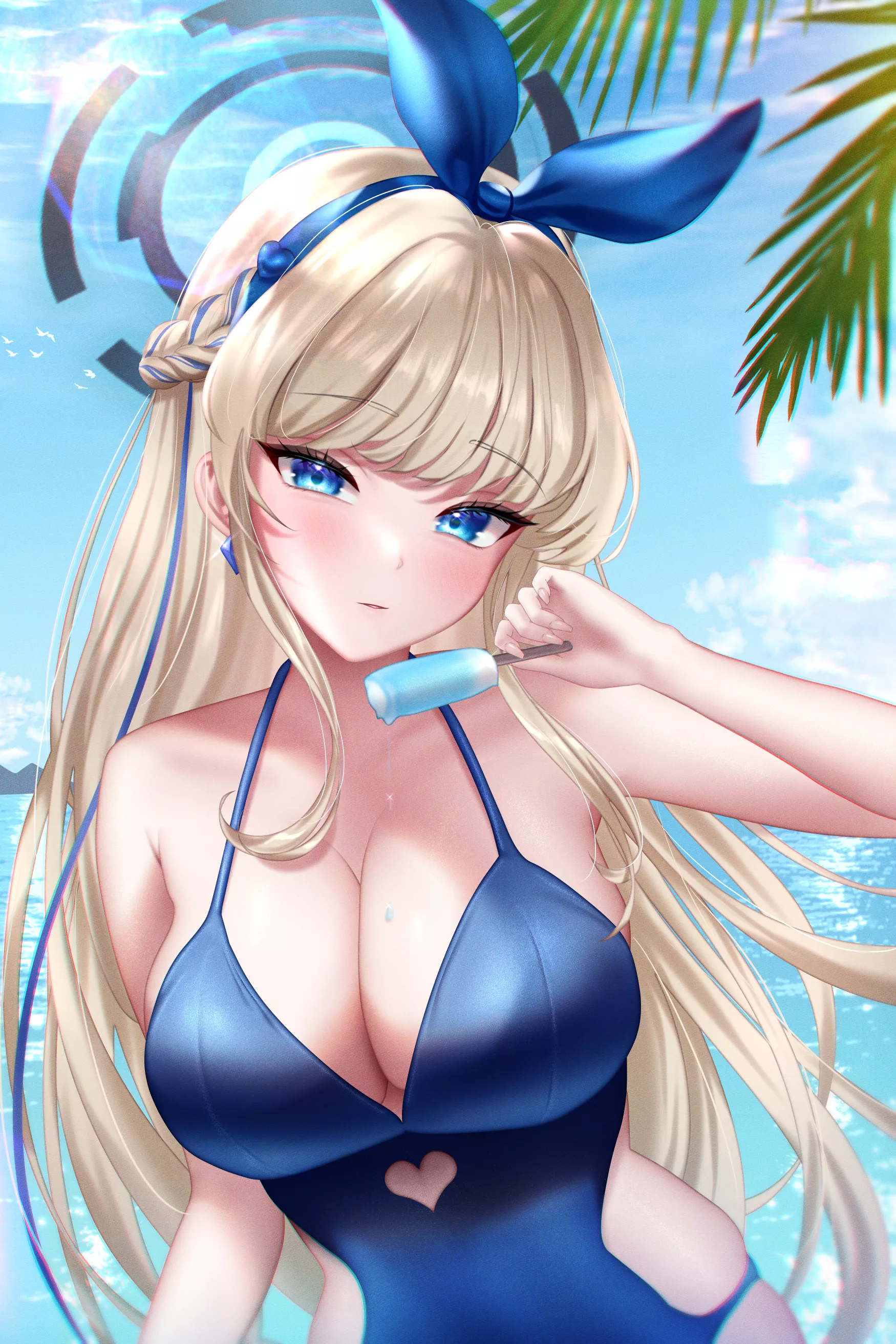 Toki with popsicle dripping (dadamyu) [Blue Archive] posted by elegantloveglimmer