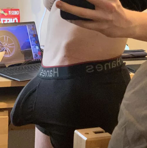 What do you think of my bulge at 18? ;) by No-Ice-5656