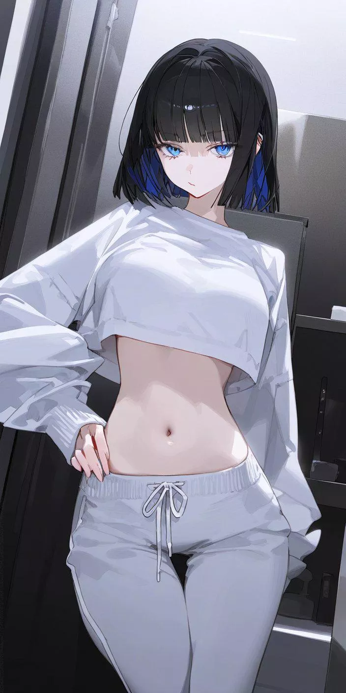 White Crop Top  posted by CheetahSperm18