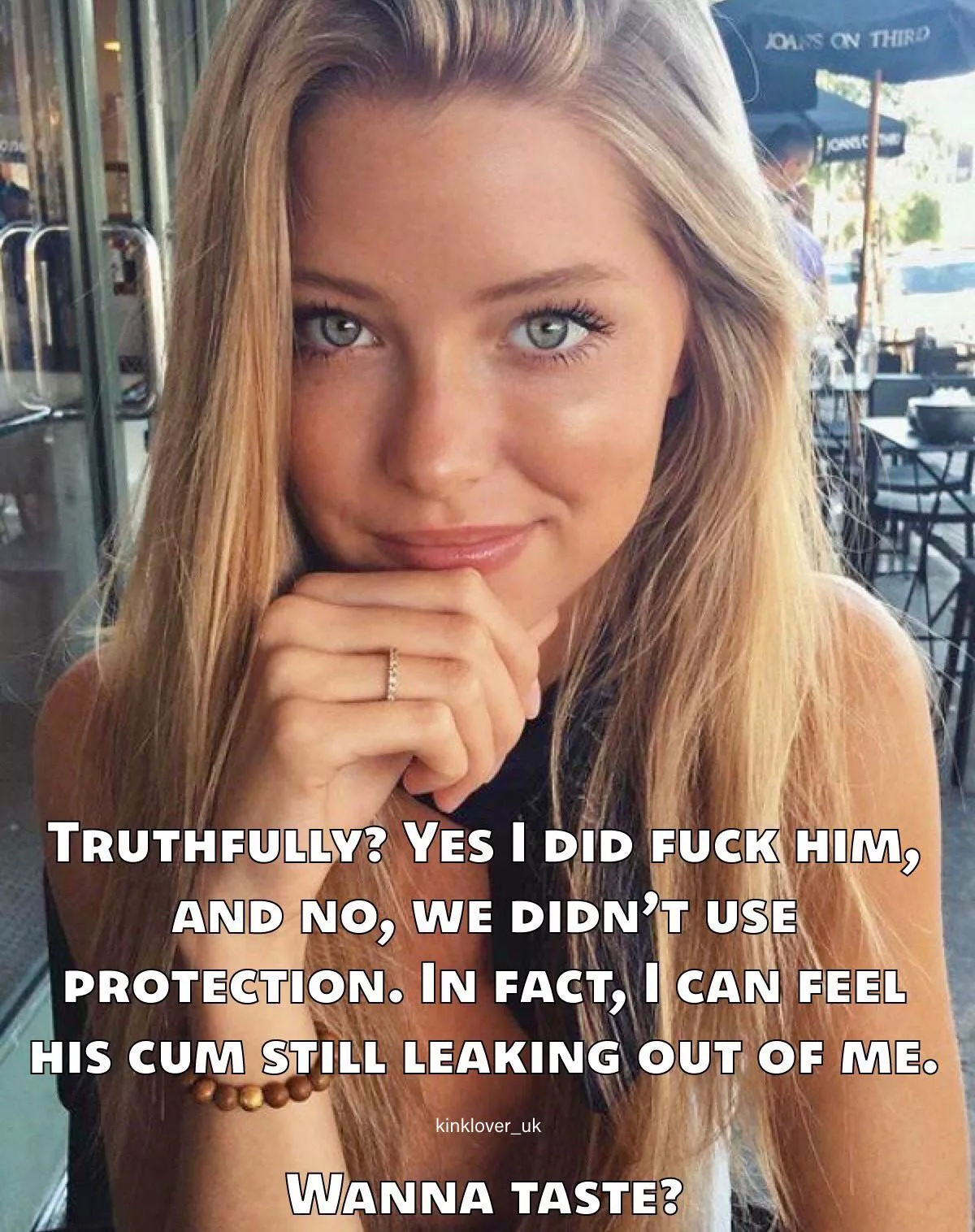 Yes please!  posted by kinklover_uk