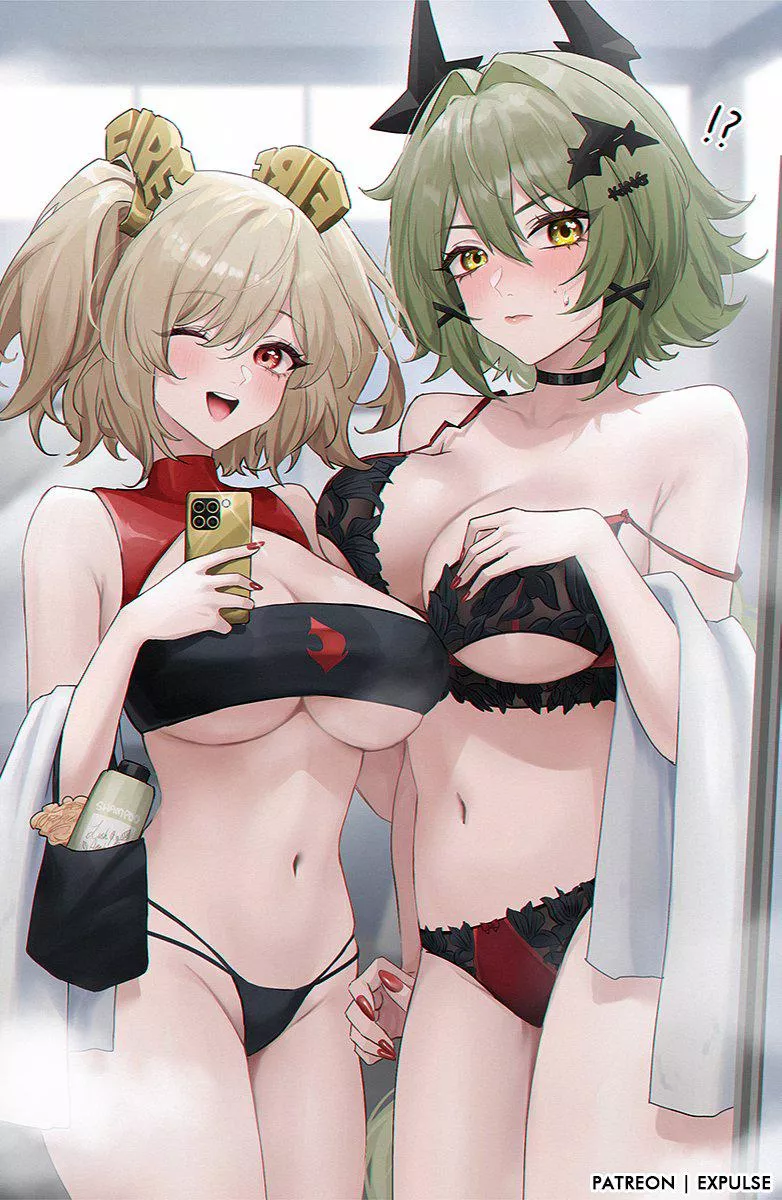 Burnice & Caesar [Zenless Zone Zero] posted by CheetahSperm18