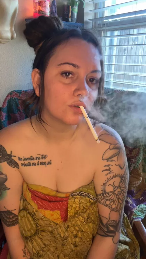 I love that you like watching me smoke 😘 by Chery_smokes