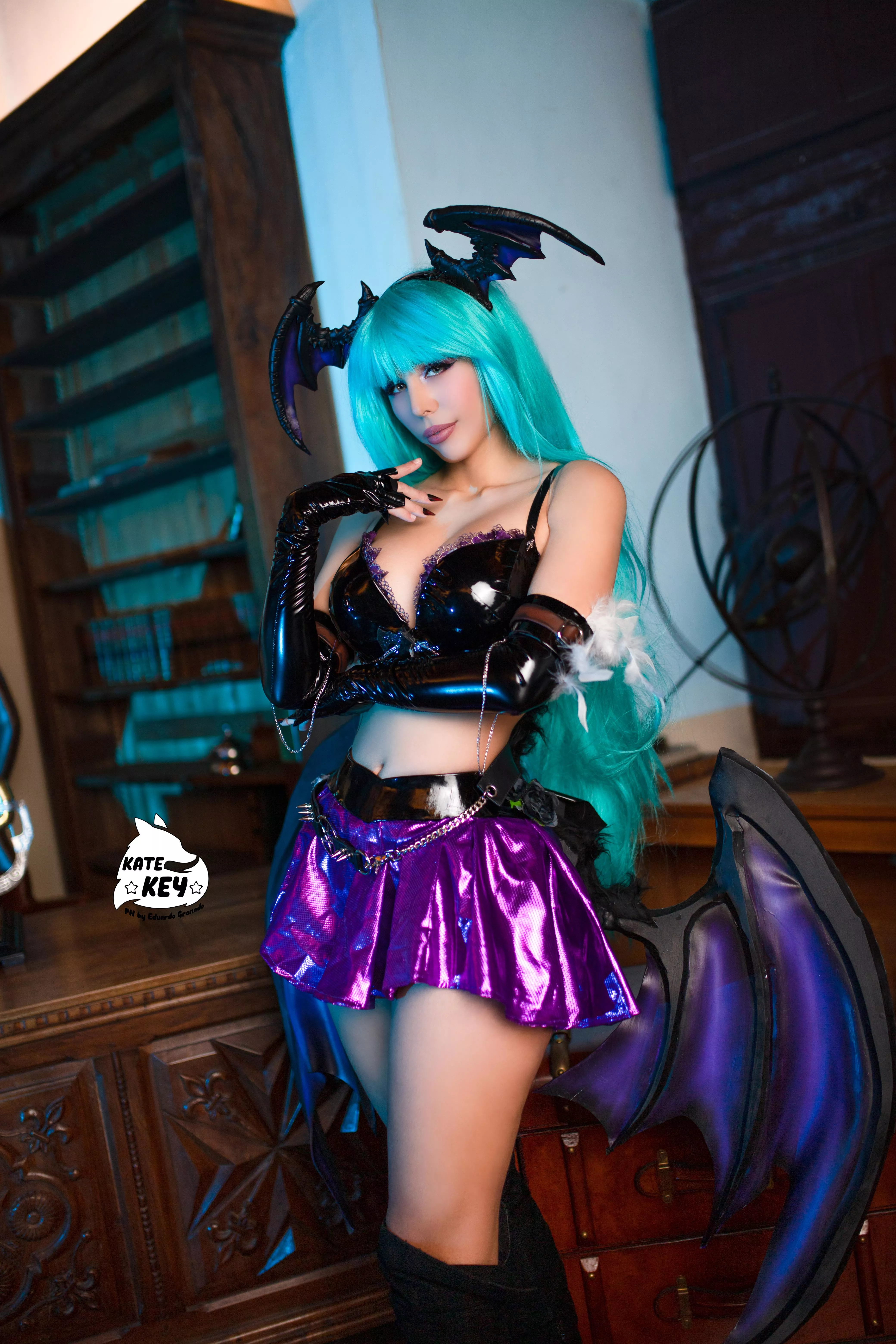 Morrigan Aensland from Darkstalkers by Kate.Key Cosplay posted by katekeycosplay
