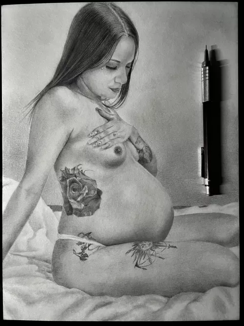 Nova, graphite drawing by me by TheSensualPencil