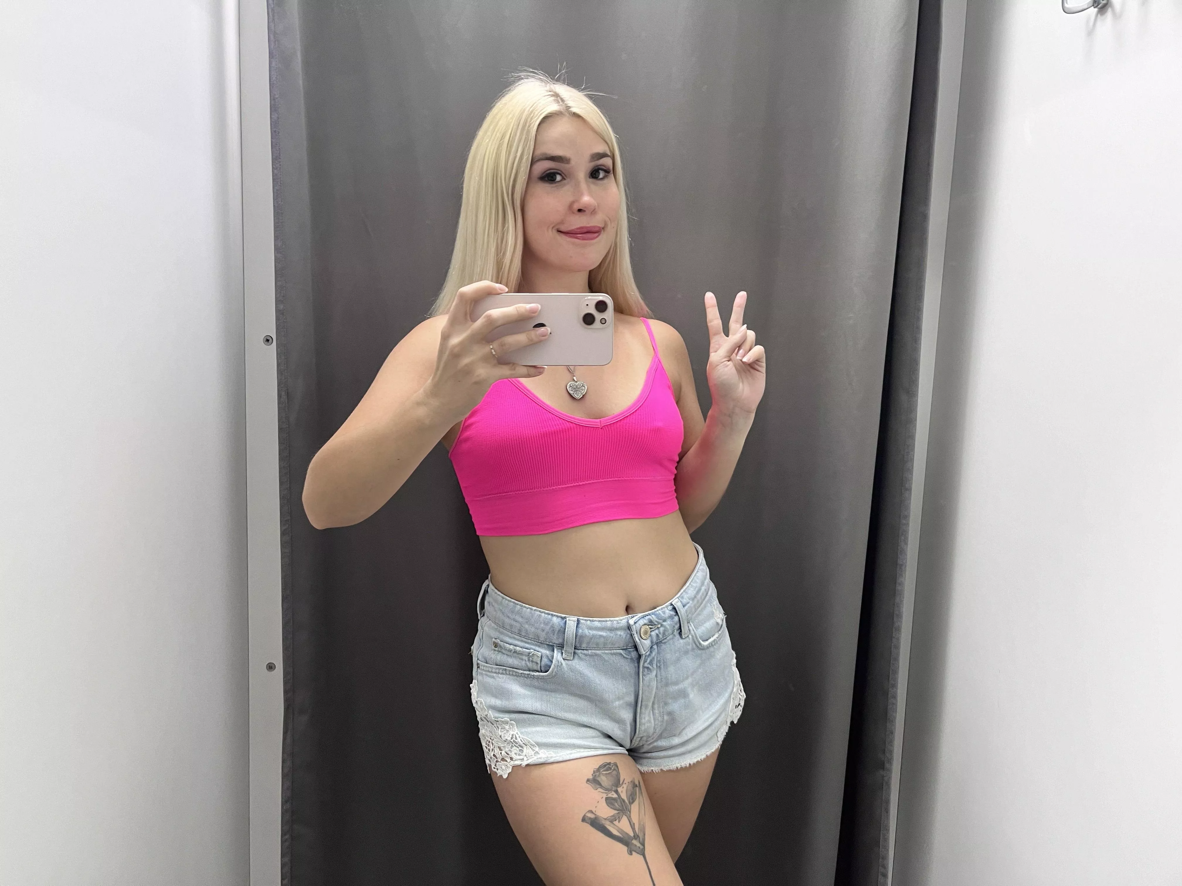 Selfies in the mirror in your new clothes posted by KittieeSweet