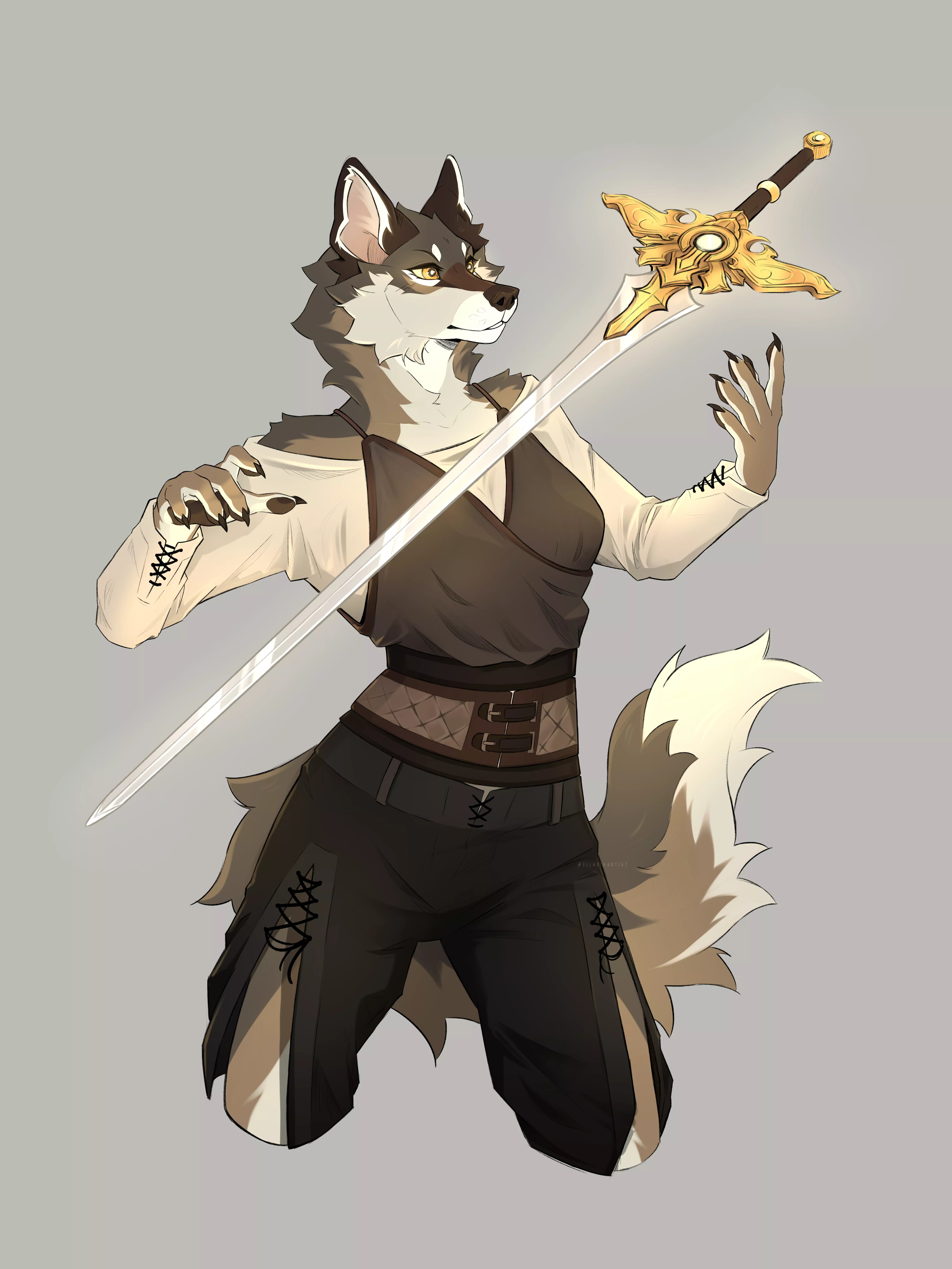 Cassie [OC] // art by me // accepting commissions!! posted by ellariaartist