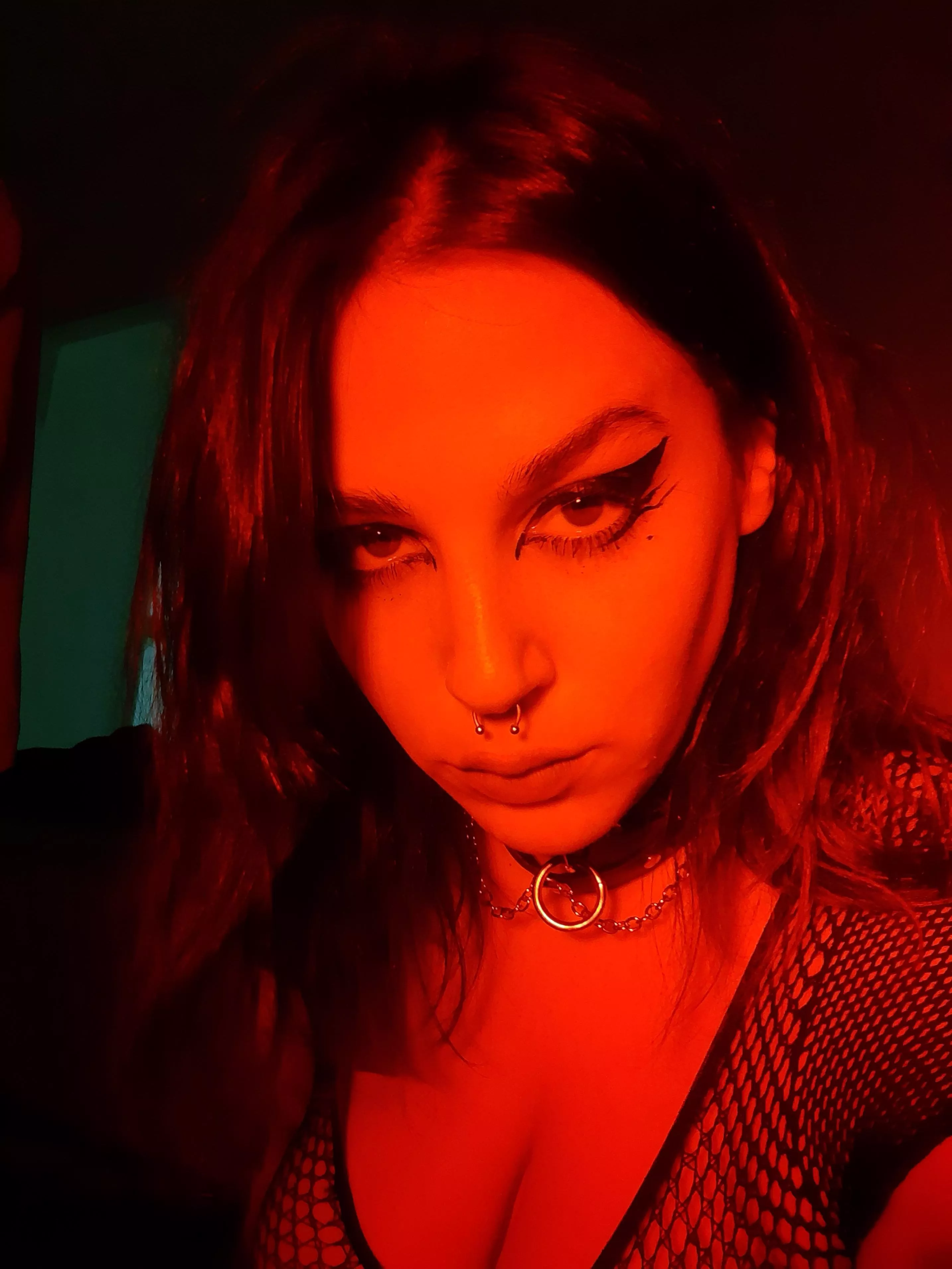 Do you think the red light suits me? posted by sssillyrabbit