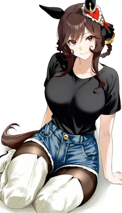 Gentildonna in Thigh Boots [Uma Musume] by CheetahSperm18