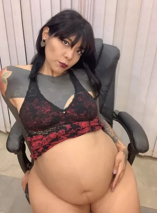 Getting bigger by the day! Do you like my belly? by ErotiqueFaith