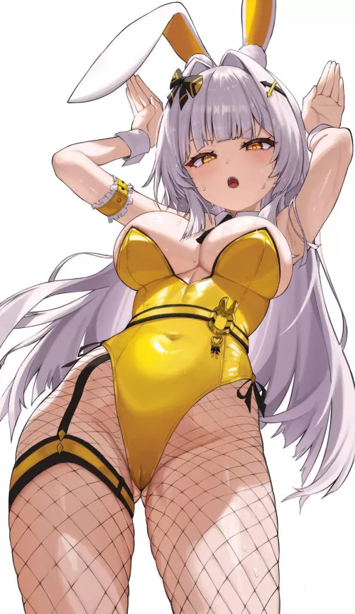 Gold bunny suit by xKillua666