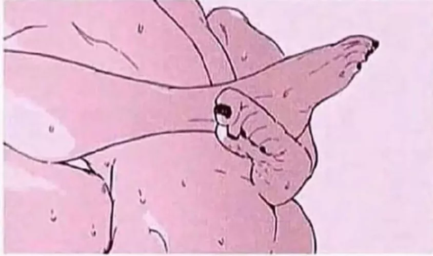 Mono: 1girl, 1boy, nail polish, sweat, crossed legs, face out of frame, pink filter, close up, missionary by kei-kazuki