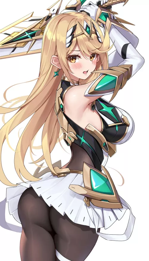 Mythra [Xenoblade II] by CheetahSperm18