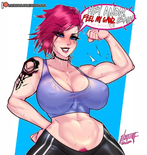 [OC] MuscleMommy Vi! (Shinda292) by Shinda292