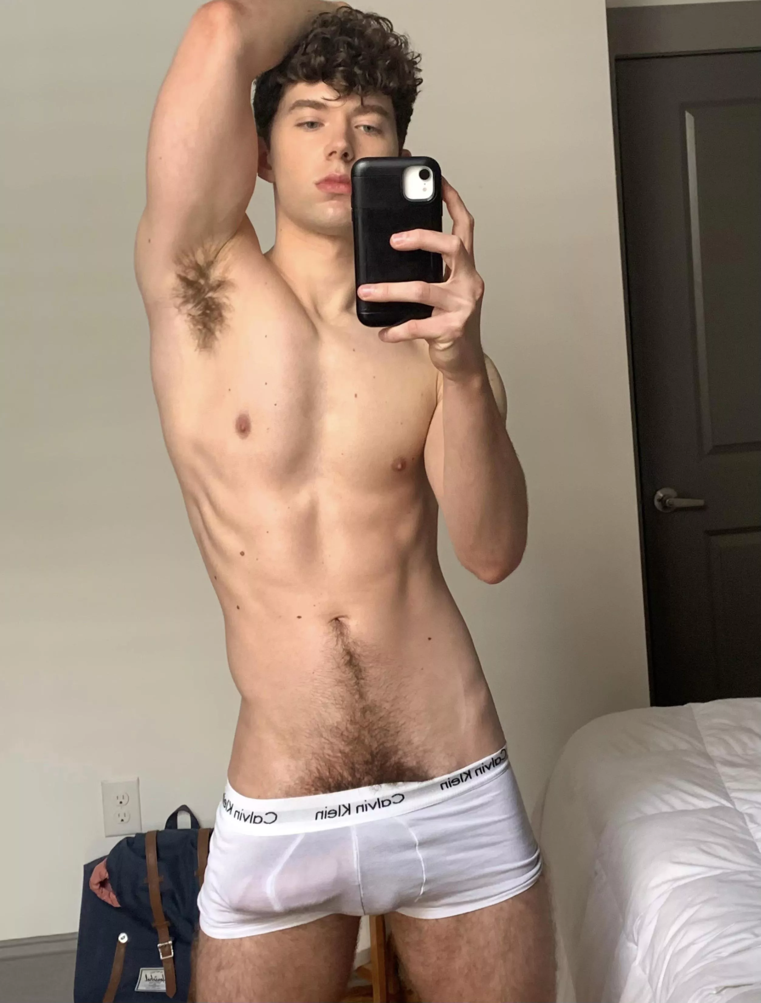 Sweaty and musky and I haven’t worn deodorant this week, would u still wanna sniff my pits? posted by ElsaGermaineRiley