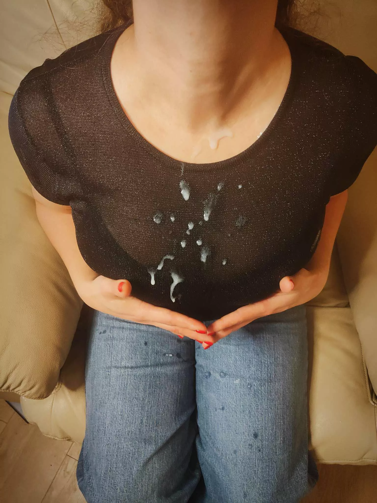 This top is like velcro for cum posted by LatinaCeltic